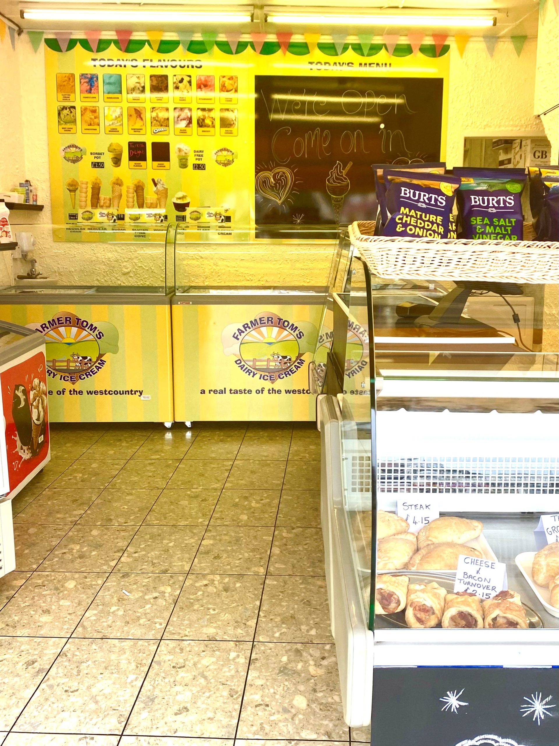 A Sandwich / Ice cream takeaway business