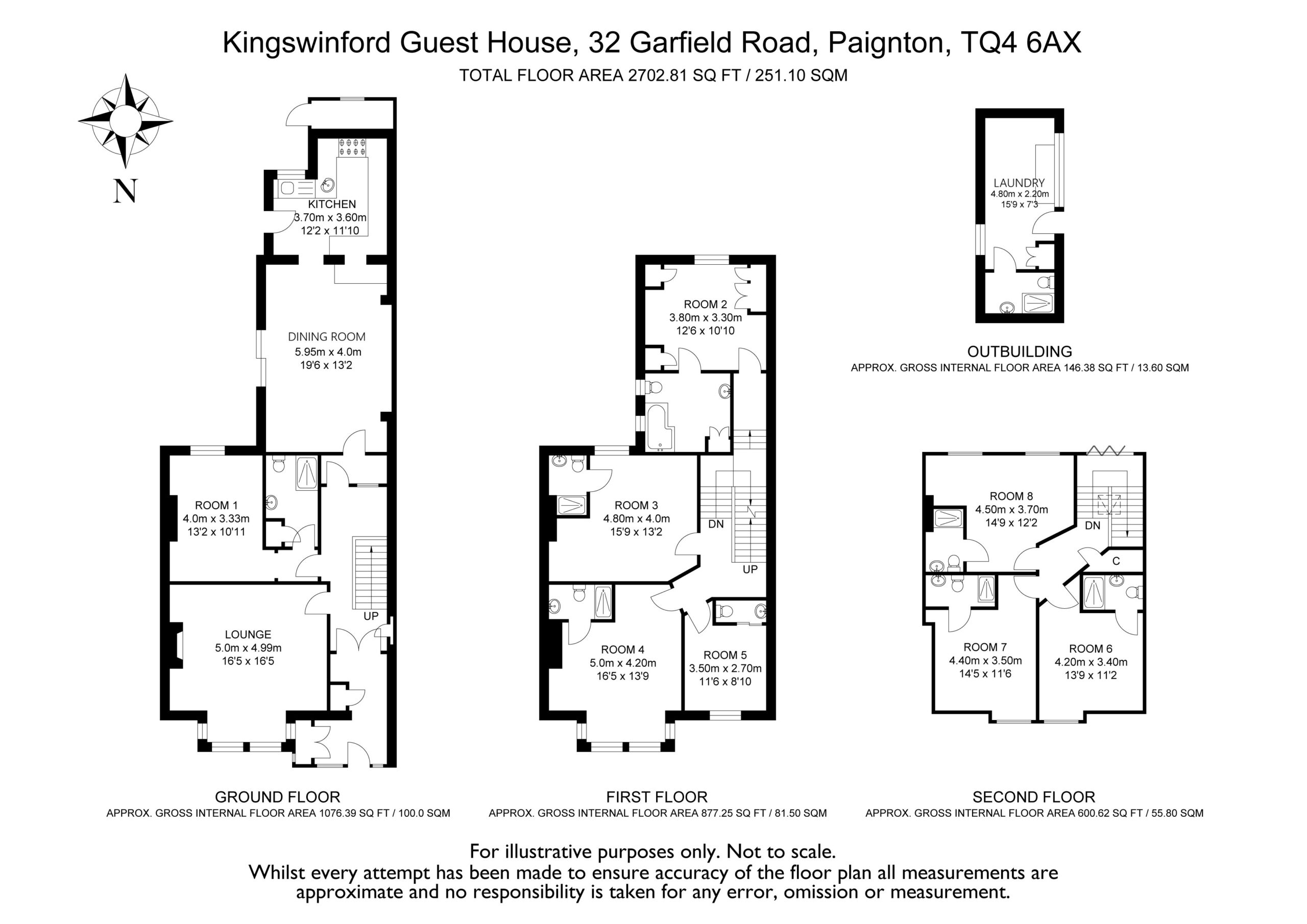 An Ideally Located 7/8 Bedroom Guesthouse For Sale