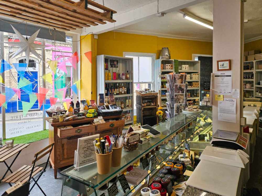 Restaurant for sale in South Molton, Devon - A charming West Country Cheese Shop & Deli is for sale