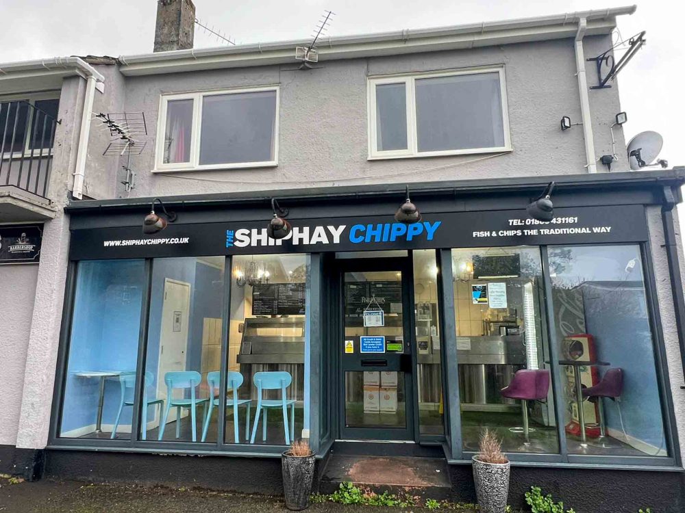 A successful Fish & Chip shop with accommodation for sale