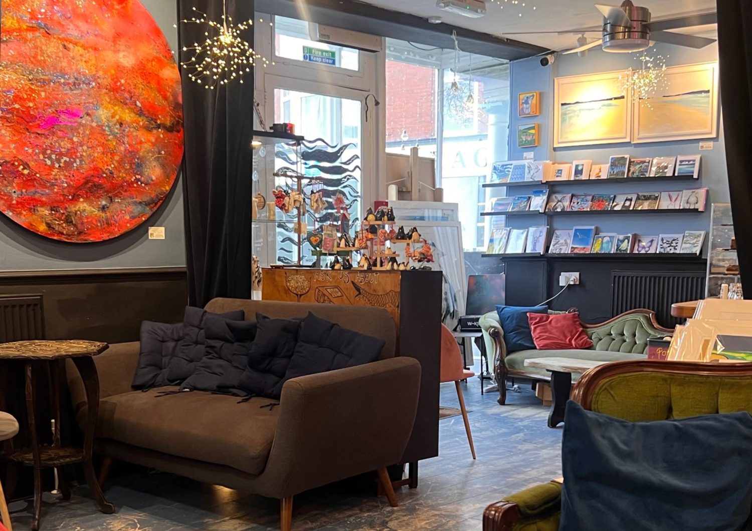 Restaurant for sale in Exmouth, Devon - A successful Art Gallery, Cafe & Bar for sale
