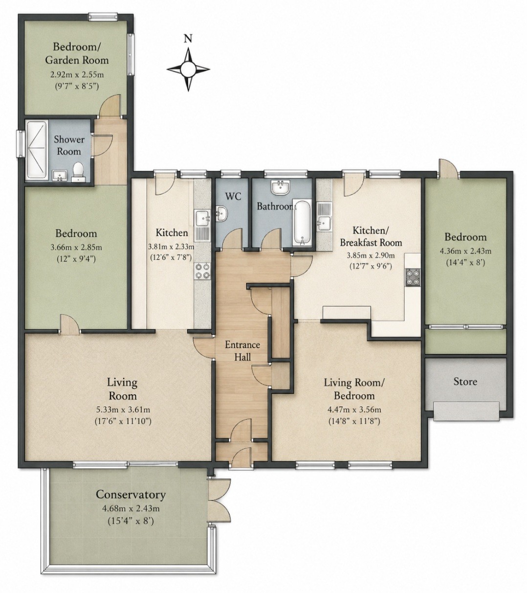 Immaculate Home with Income, Granny annex / letting unit or larger family home.