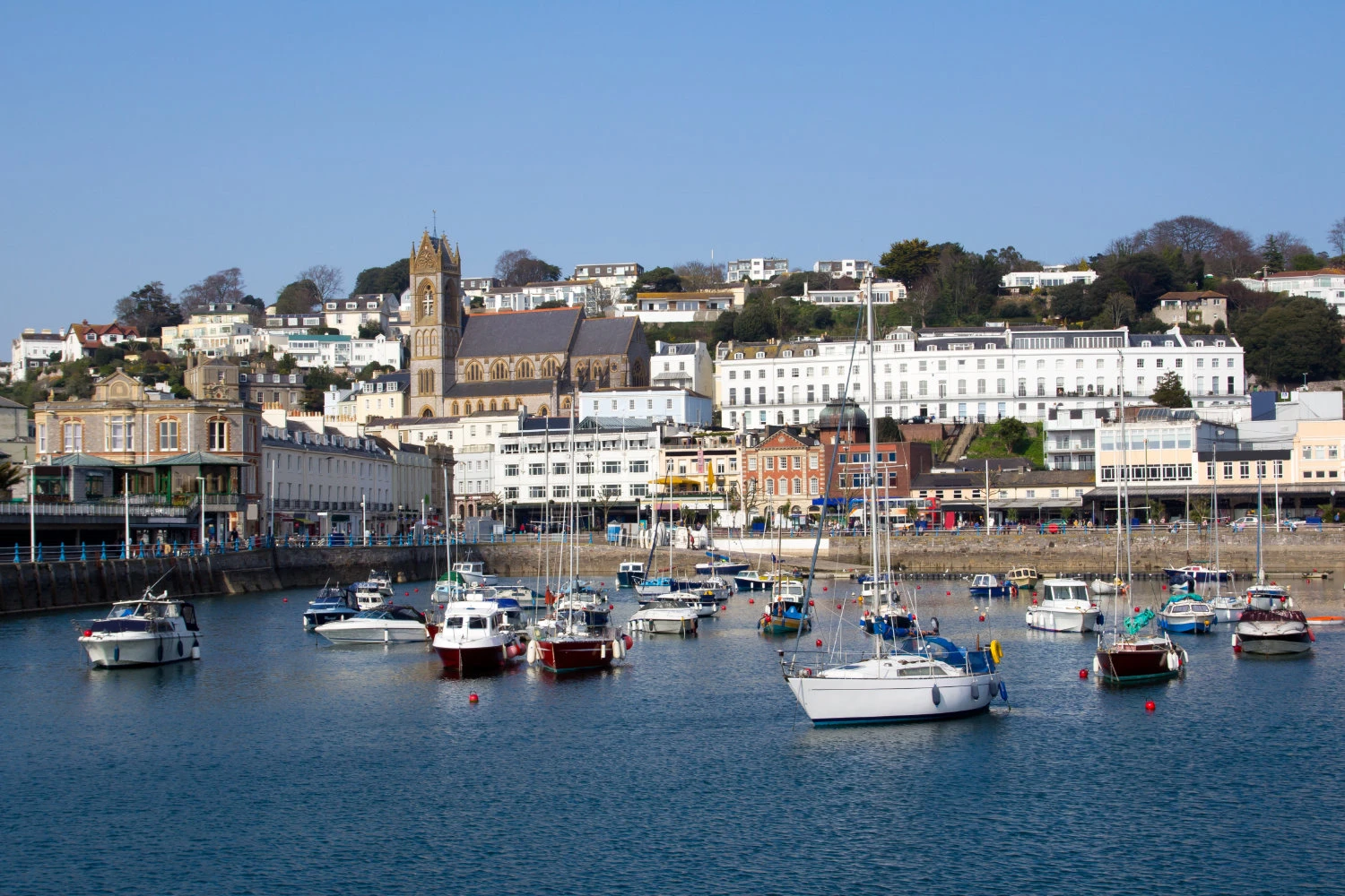 The inner harbour at Torquay, Devon, UK