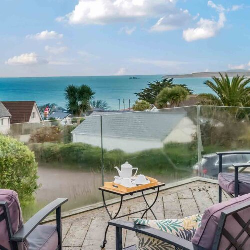 Hotel for sale in Carbis Bay, Cornwall - A beautifully presented detached 9-bedroom en-suite guest house