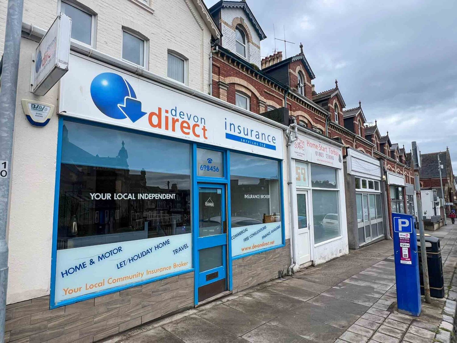 Retail store for sale in Paignton, Devon - A Large Retail/Office with One/Two Bed Accommodation Included